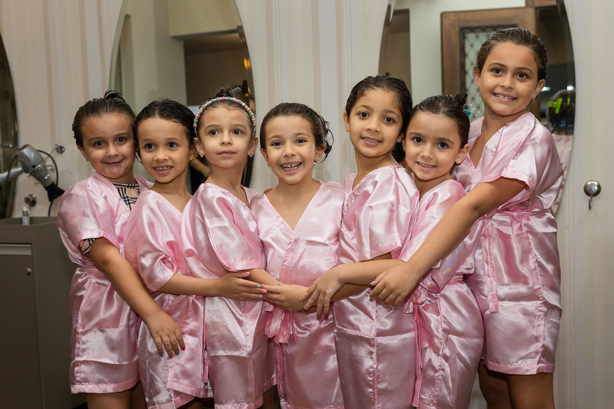 Aniversário no salão de beleza