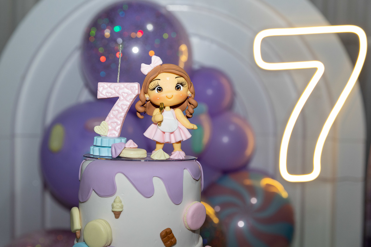 Aniversário 7 anos menina