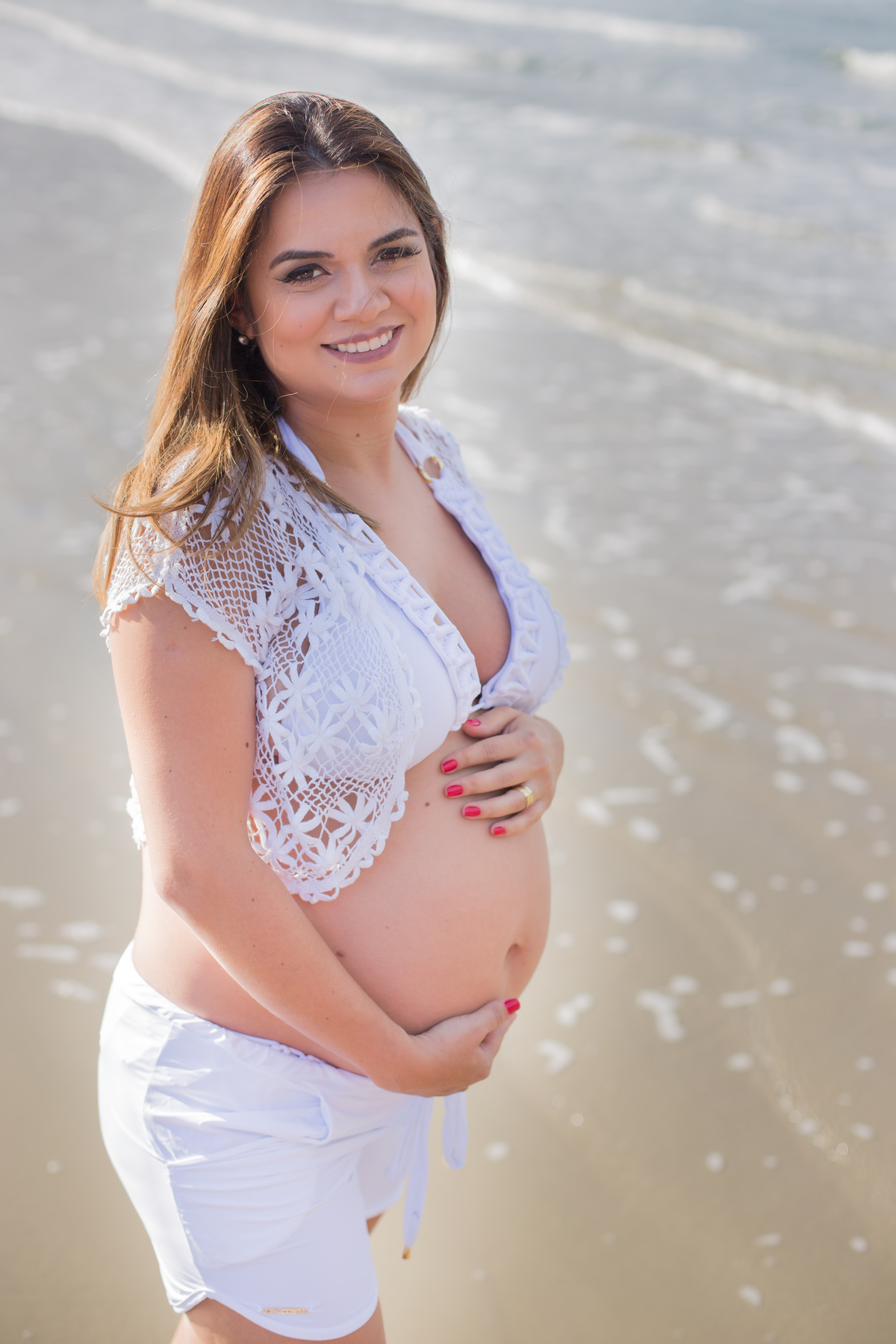 Ensaio Gestante na Praia