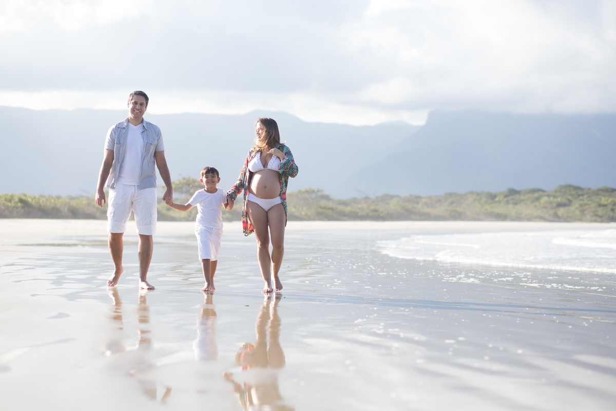 Ensaio Gestante na Praia
