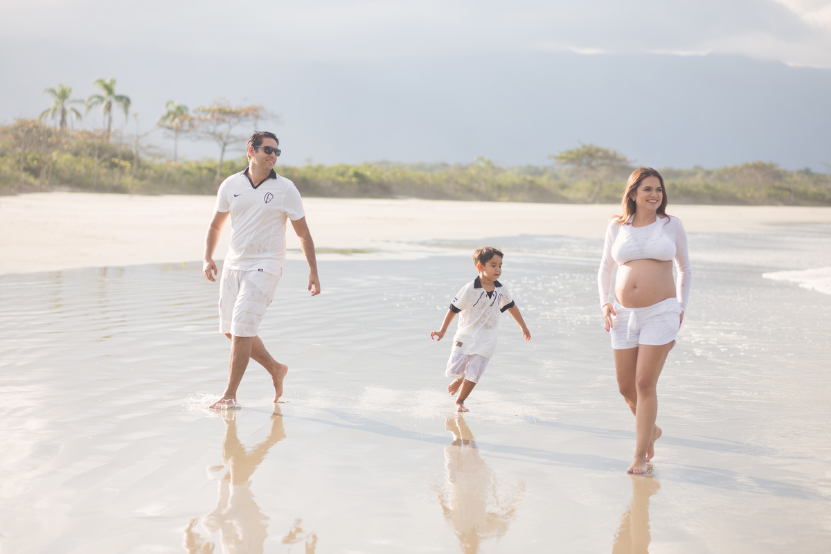 Ensaio Gestante na Praia