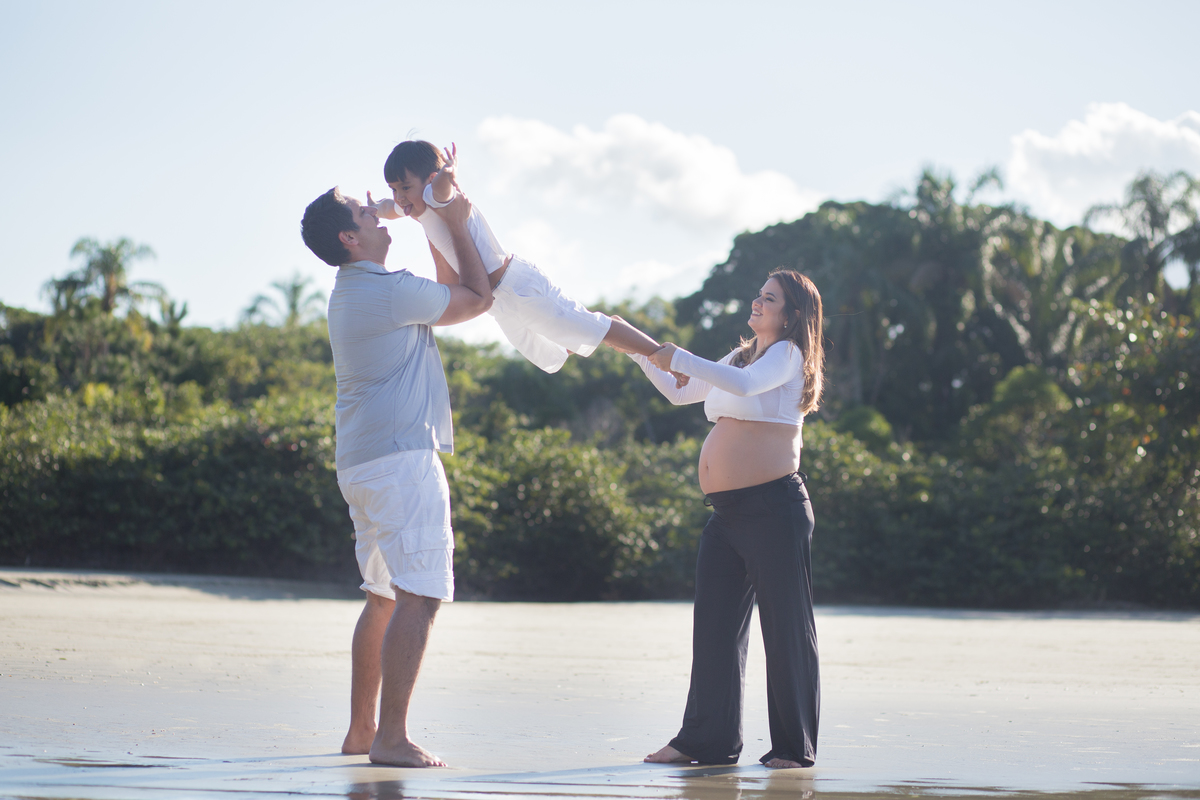 Ensaio Gestante na Praia