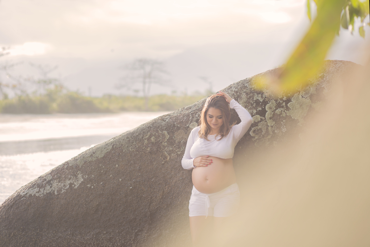 Ensaio Gestante na Praia