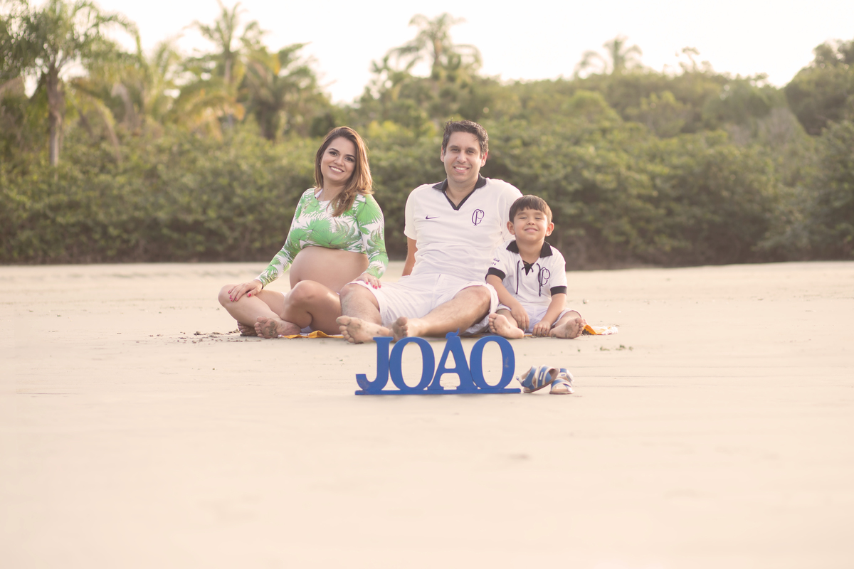 Ensaio Gestante na Praia