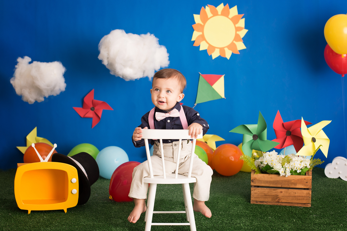 Ensaio Smash the Cake - Mundo Bita