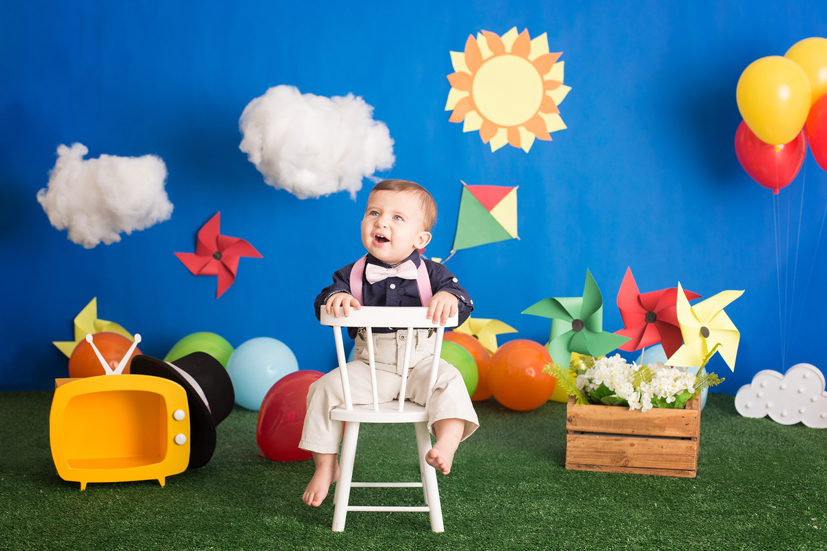 Ensaio Smash the Cake - Mundo Bita