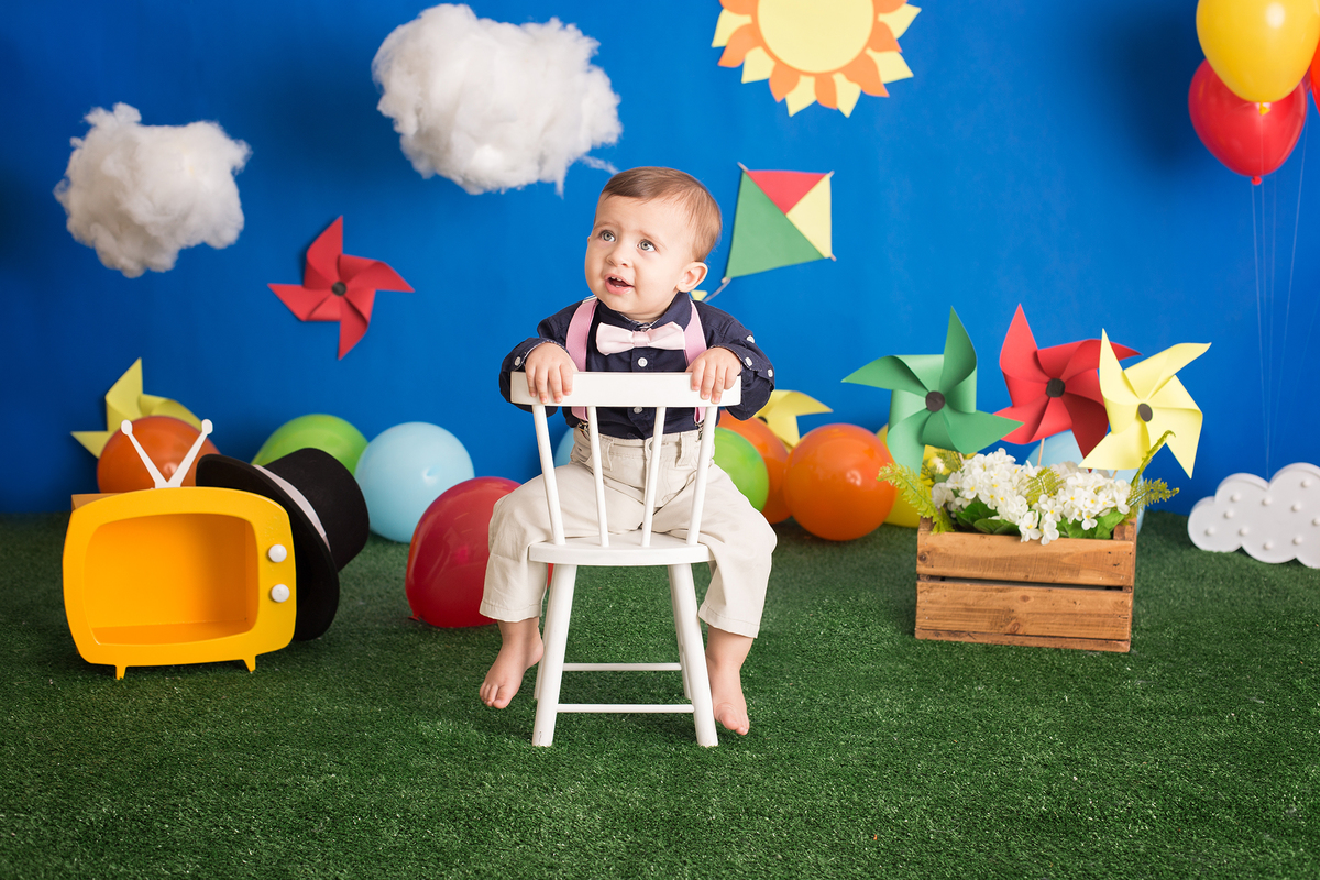 Ensaio Smash the Cake - Mundo Bita