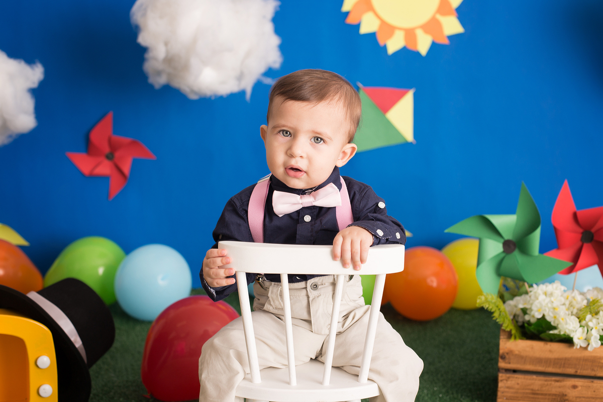 Ensaio Smash the Cake - Mundo Bita