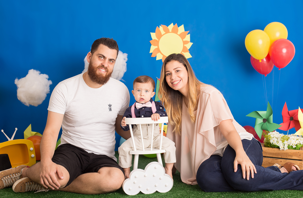 Ensaio Smash the Cake - Mundo Bita