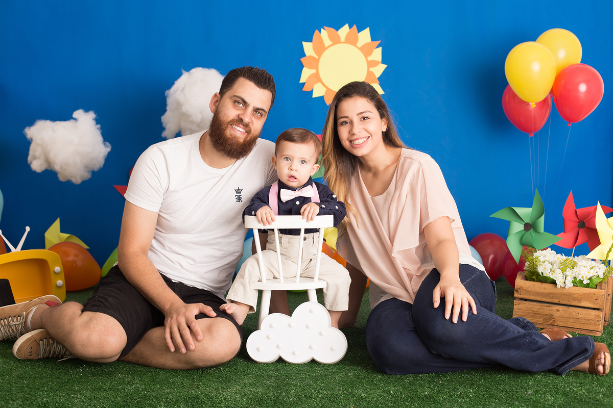 Ensaio Smash the Cake - Mundo Bita