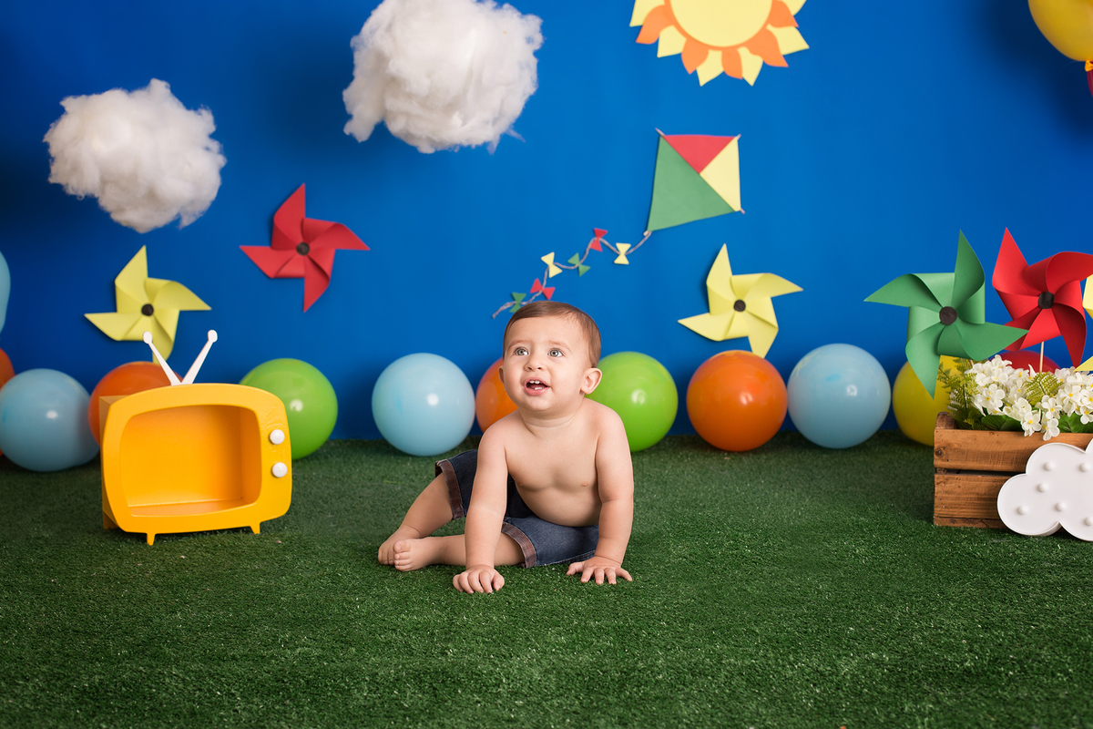 Ensaio Smash the Cake - Mundo Bita