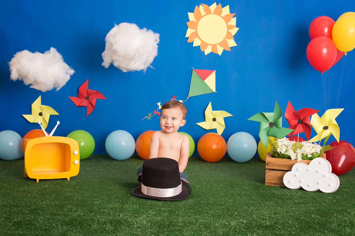 Ensaio Smash the Cake - Mundo Bita