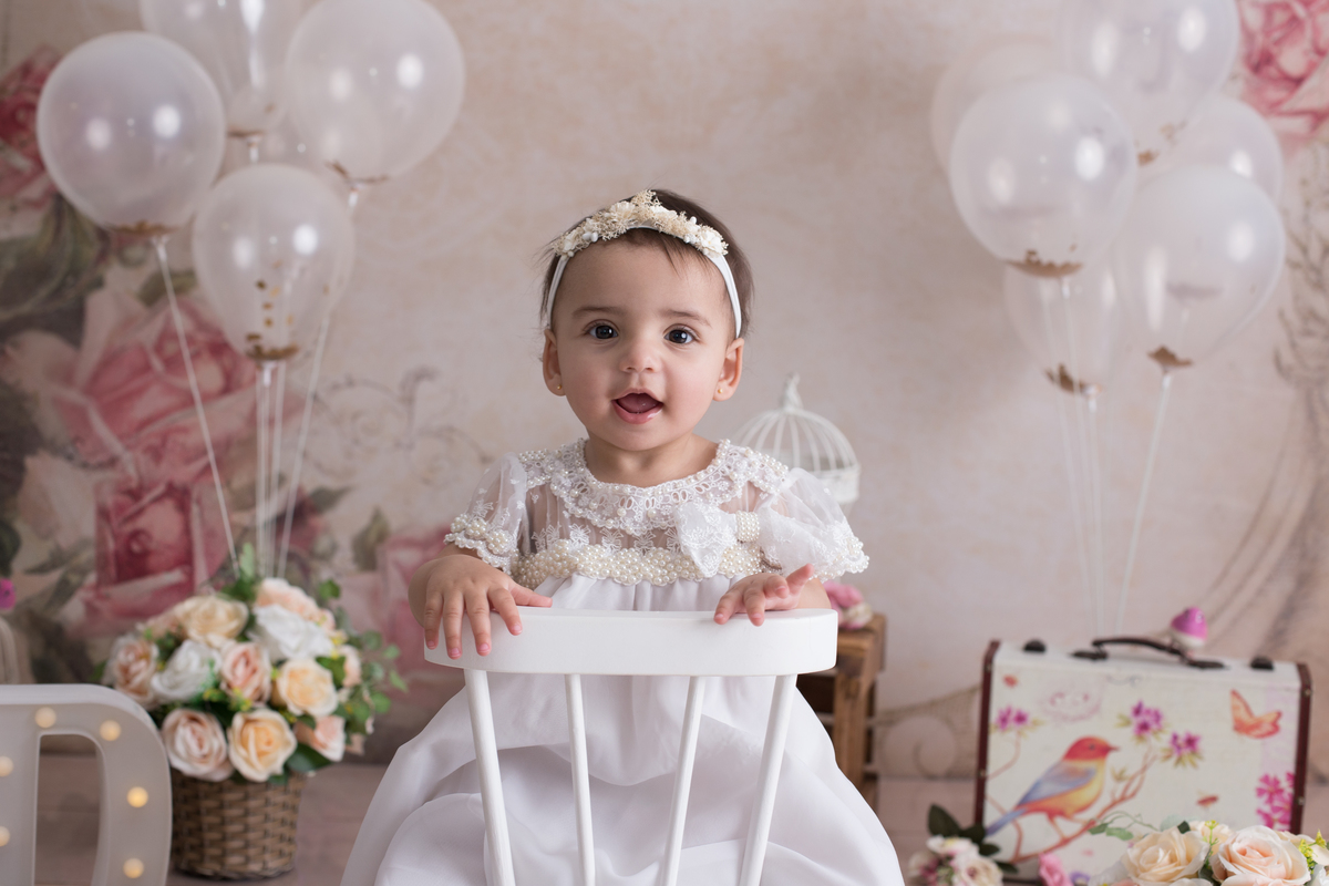 Ensaio Smash the Cake - Jardim Encantado