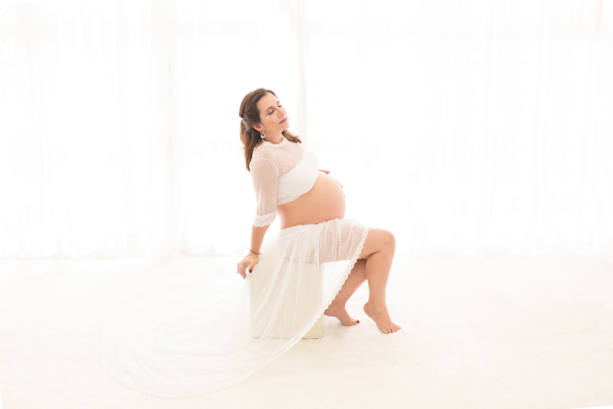 Ensaio Gestante em estudio - Guarulhos