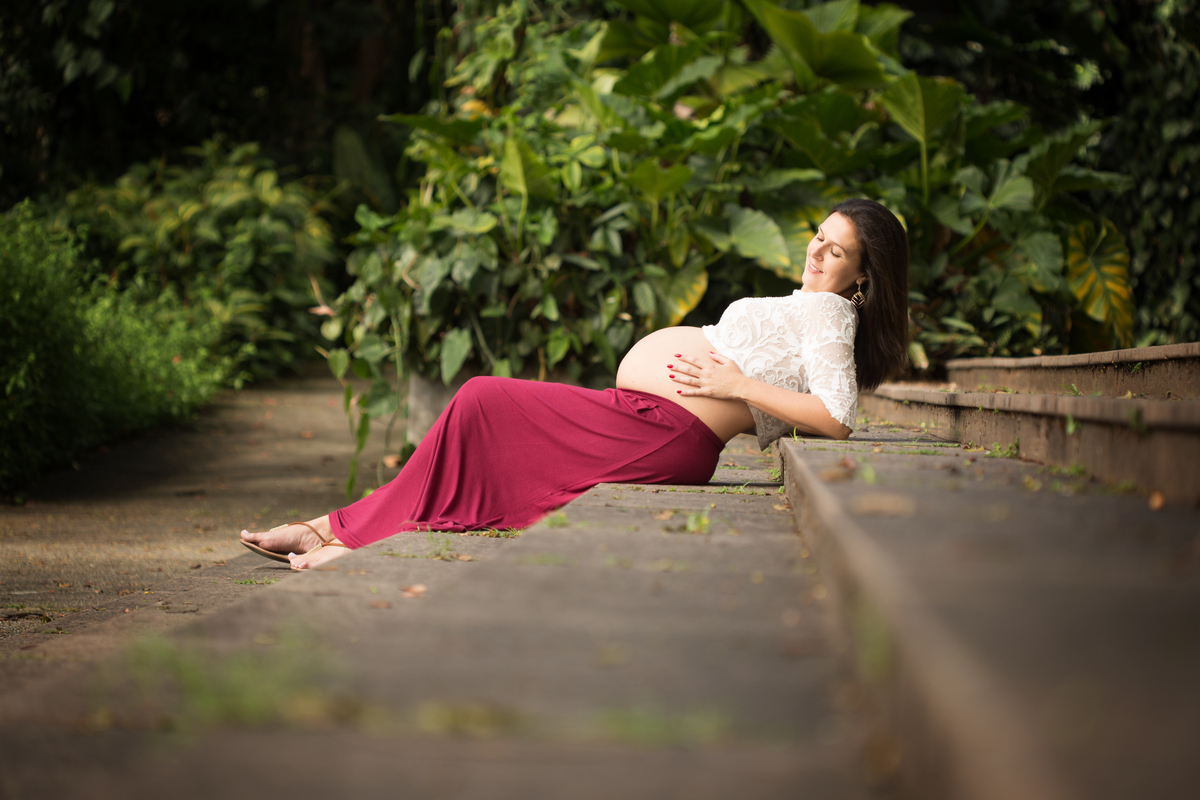 Ensaio Gestante no parque