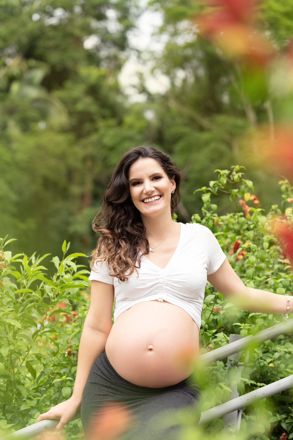 Ensaio Gestante no Parque Burle Marx