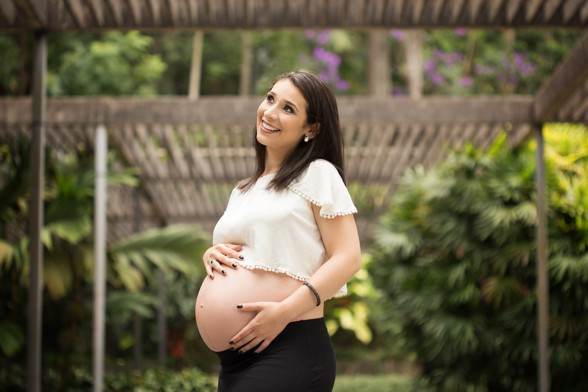 Ensaio Gestante no Parque Burle Marx