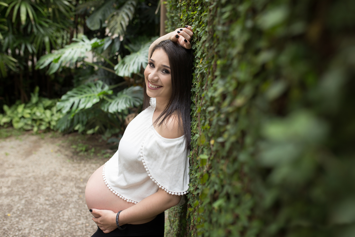 Ensaio Gestante no Parque Burle Marx