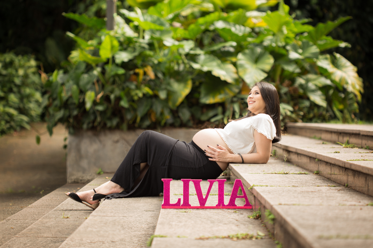 Ensaio Gestante no Parque Burle Marx