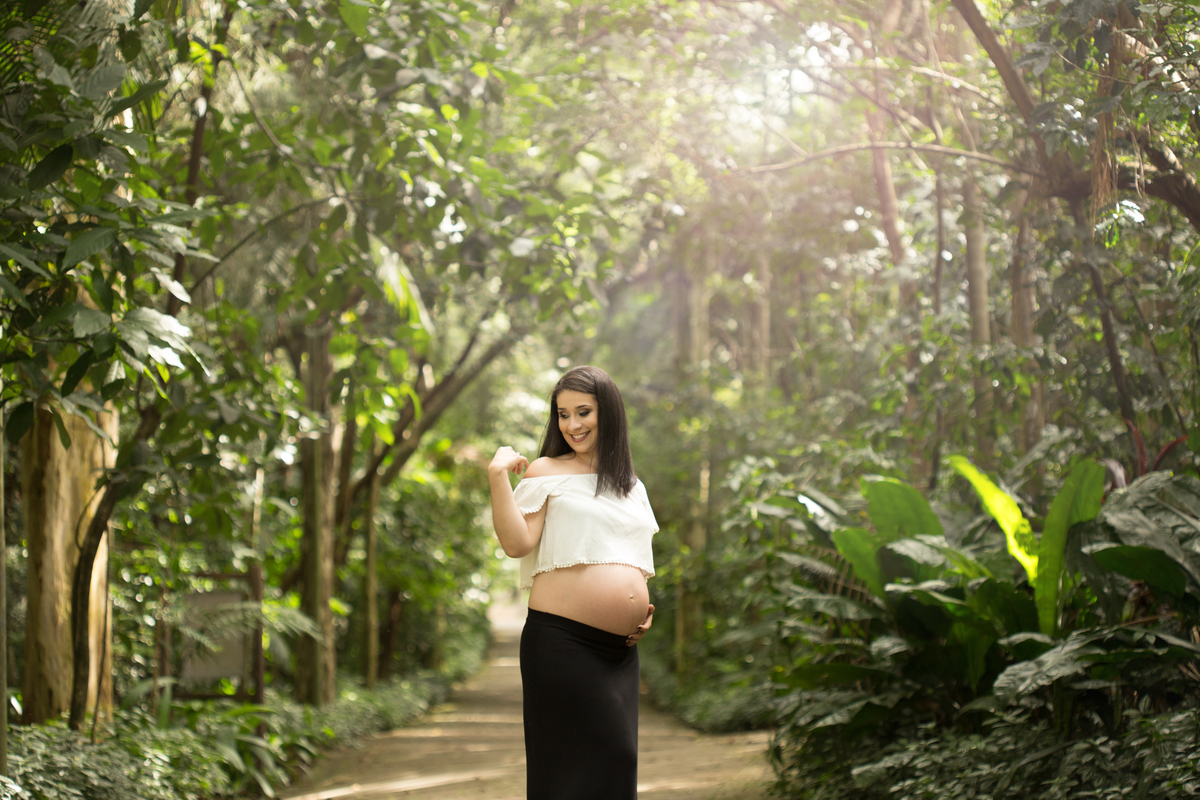 Ensaio Gestante no Parque Burle Marx