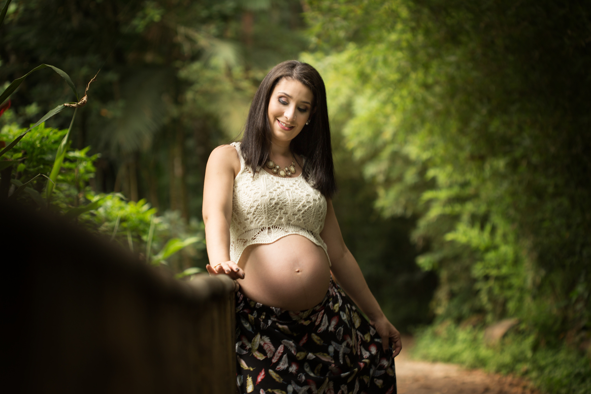 Ensaio Gestante no Parque Burle Marx