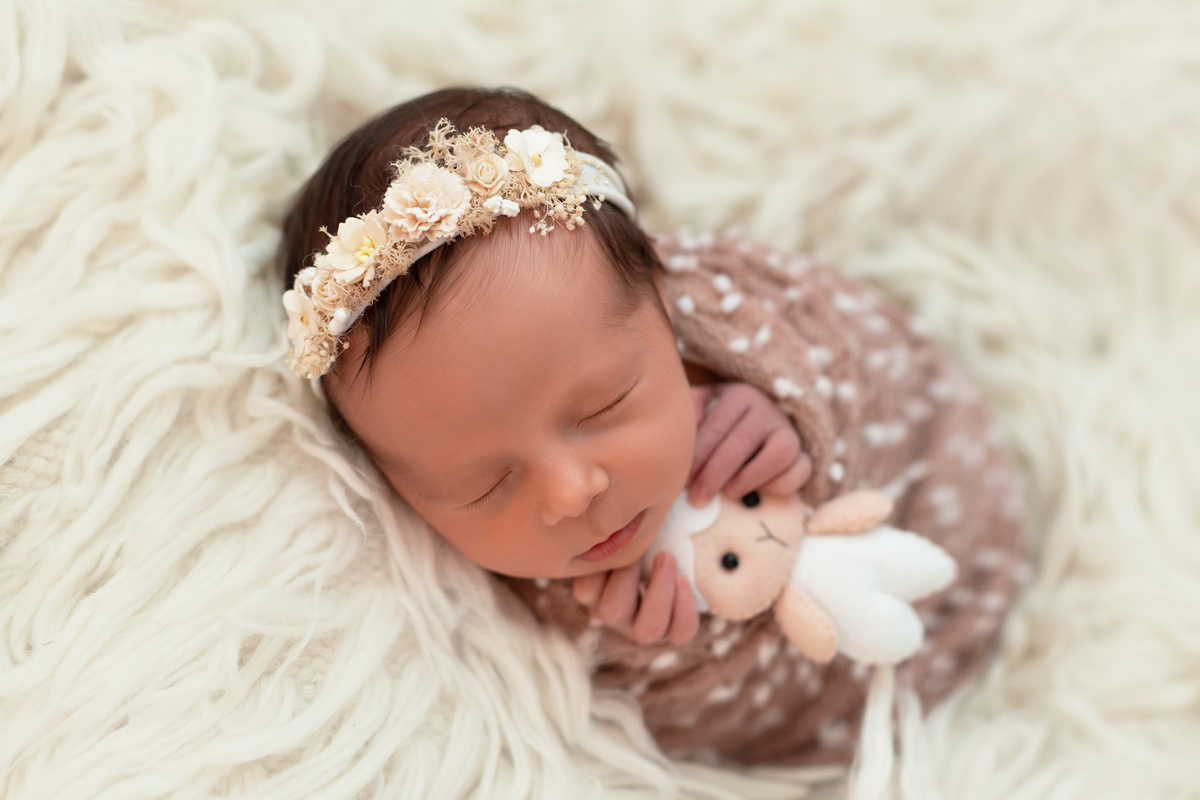 Ensaio Newborn menina em São Paulo 