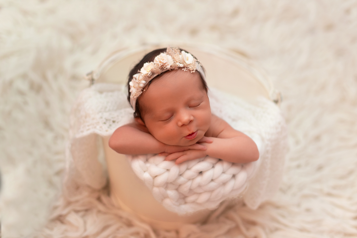 Ensaio Newborn menina em São Paulo 