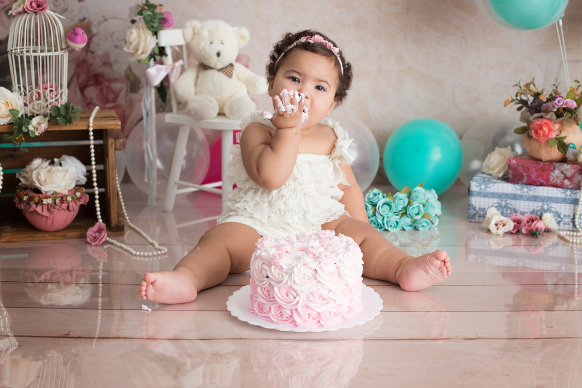 Ensaio Smash the Cake em Guarulhos