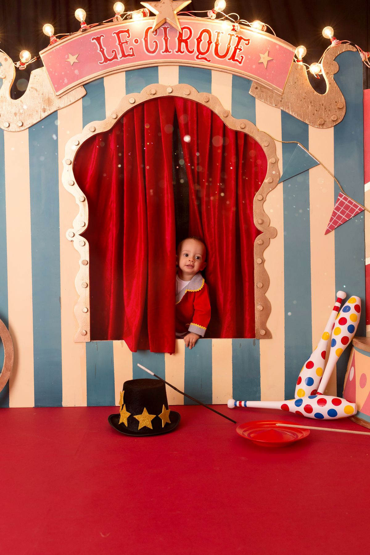 Ensaio Smash the Cake em Guarulhos - tema: Circo