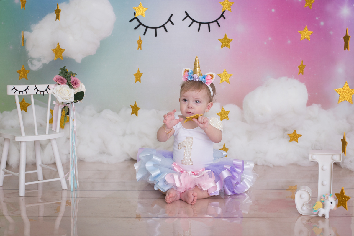 Ensaio Smash the Cake em Guarulhos. 
Tema: Unicornio