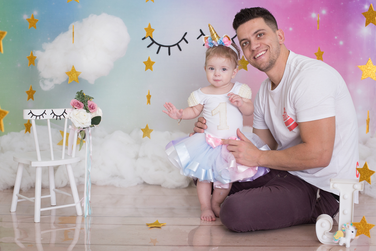 Ensaio Smash the Cake em Guarulhos. 
Tema: Unicornio