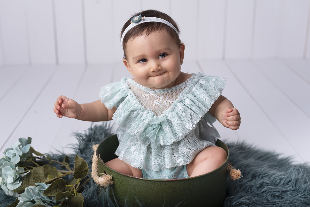 Ensaio mensal da Bethina com 7 meses