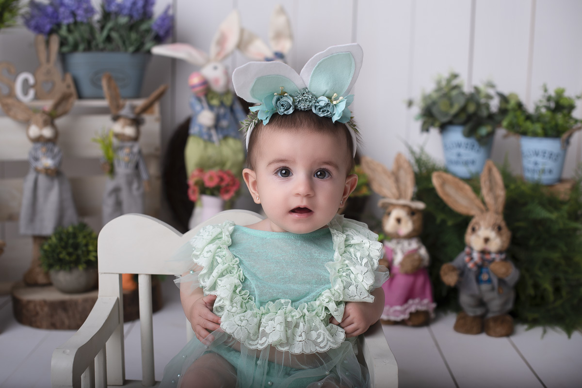 OLGA - 7 meses - Ensaio de Páscoa Ponta Grossa/PR