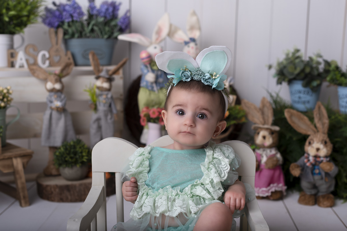 OLGA - 7 meses - Ensaio de Páscoa Ponta Grossa/PR