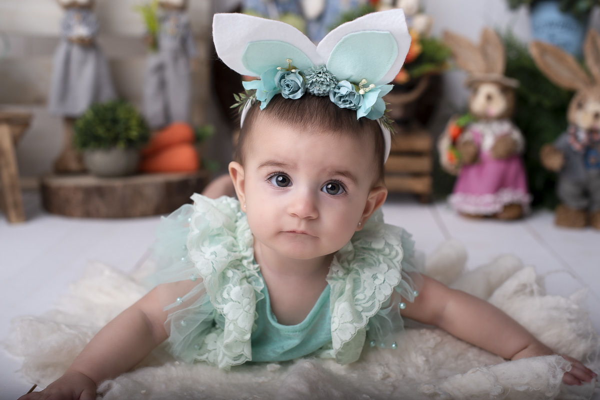 OLGA - 7 meses - Ensaio de Páscoa Ponta Grossa/PR