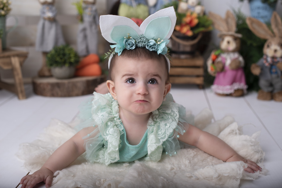 OLGA - 7 meses - Ensaio de Páscoa Ponta Grossa/PR