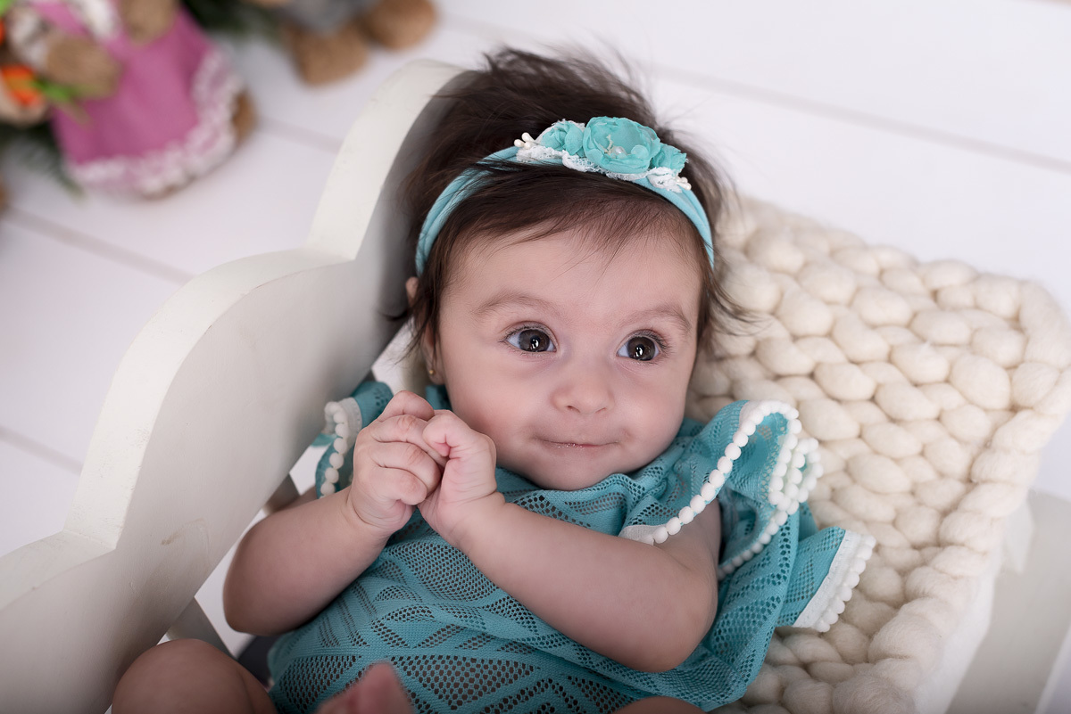 Helena - 3 meses - Ensaio Páscoa - Ponta Grossa/PR