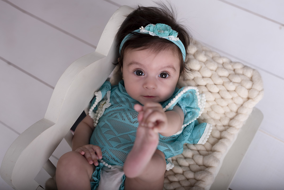 Helena - 3 meses - Ensaio Páscoa - Ponta Grossa/PR