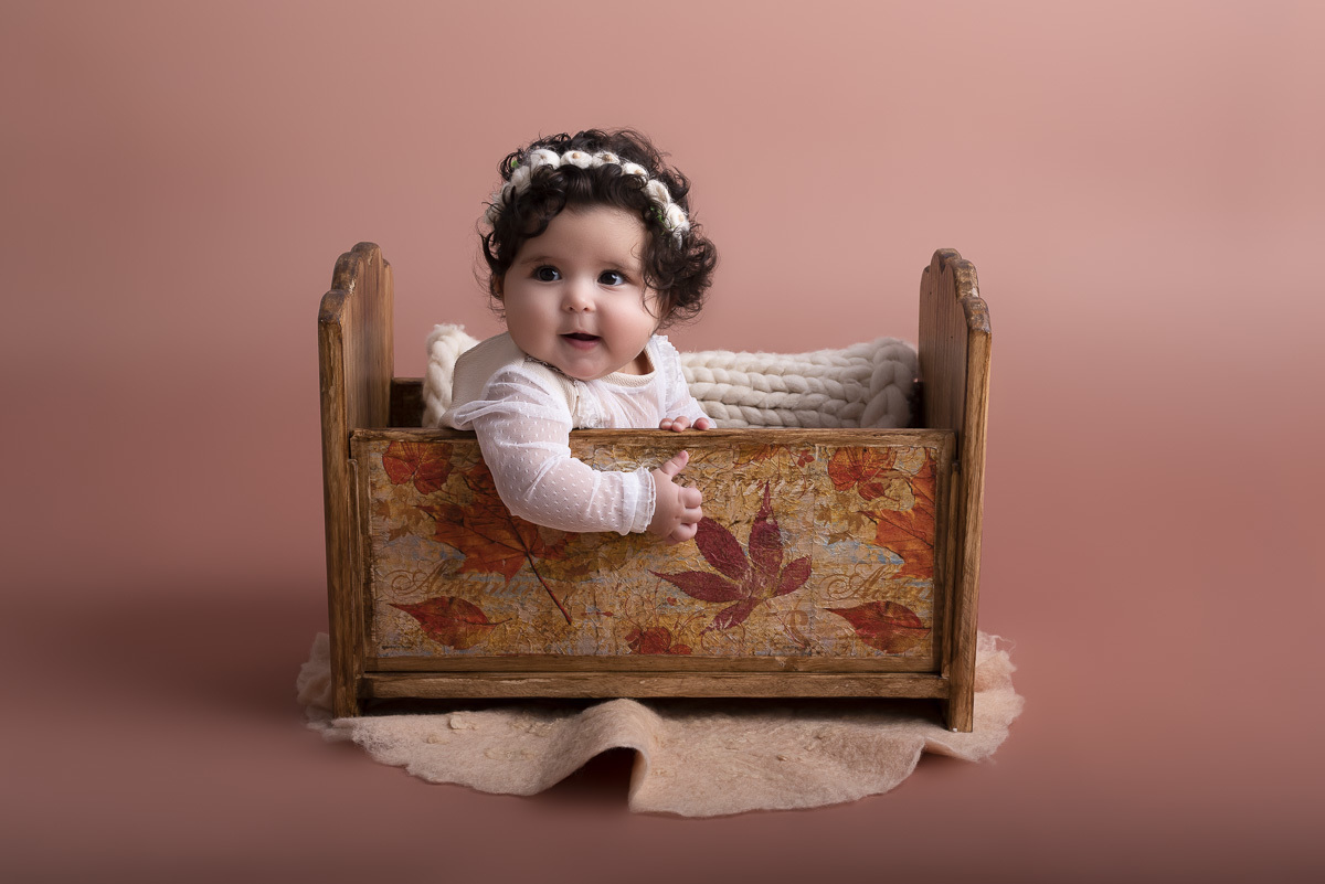 Letícia 5 meses - acompanhamento mensal - Ponta Grossa/PR - Karol Monarini Fotografia