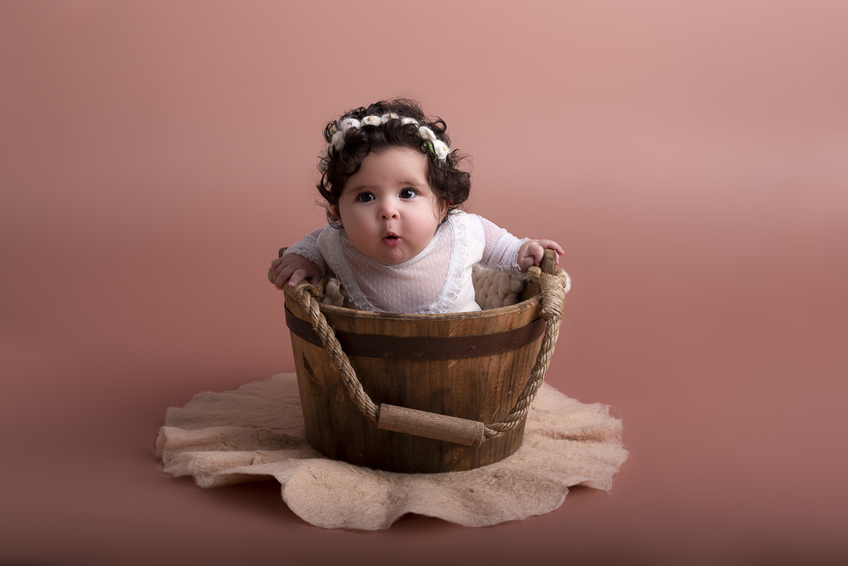 Letícia 5 meses - acompanhamento mensal - Ponta Grossa/PR - Karol Monarini Fotografia