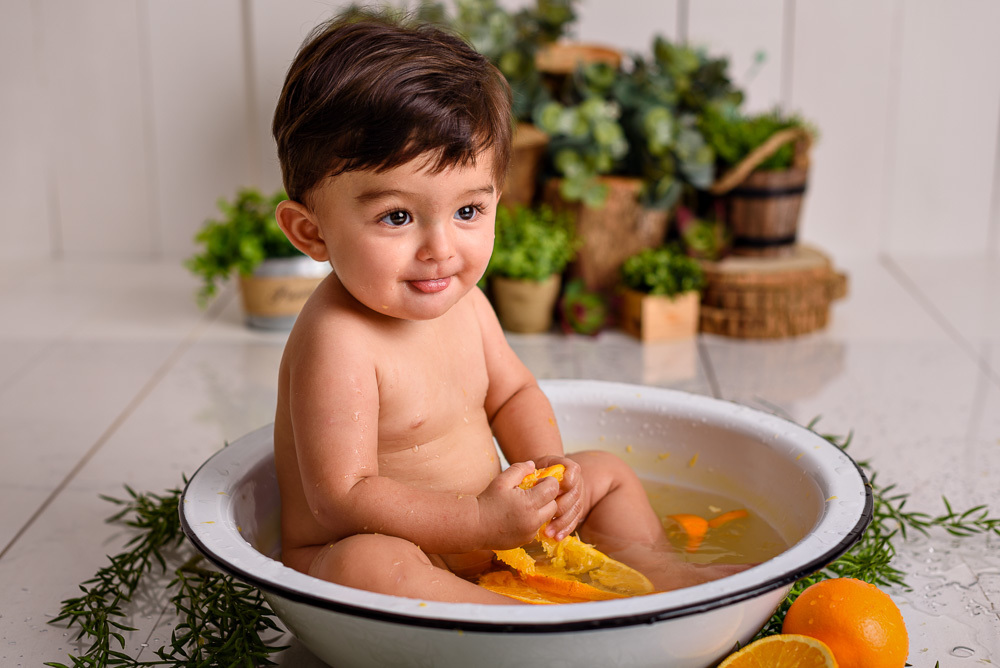 Emanuel - Acompanhamento mensal - Banho de leite - Ponta Grossa/PR