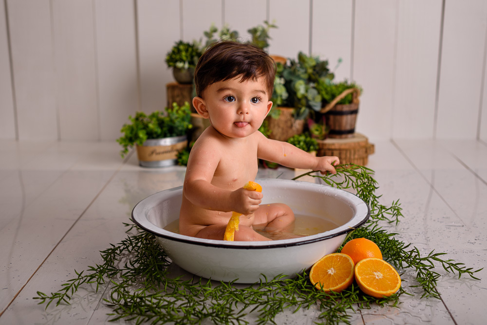 Emanuel - Acompanhamento mensal - Banho de leite - Ponta Grossa/PR