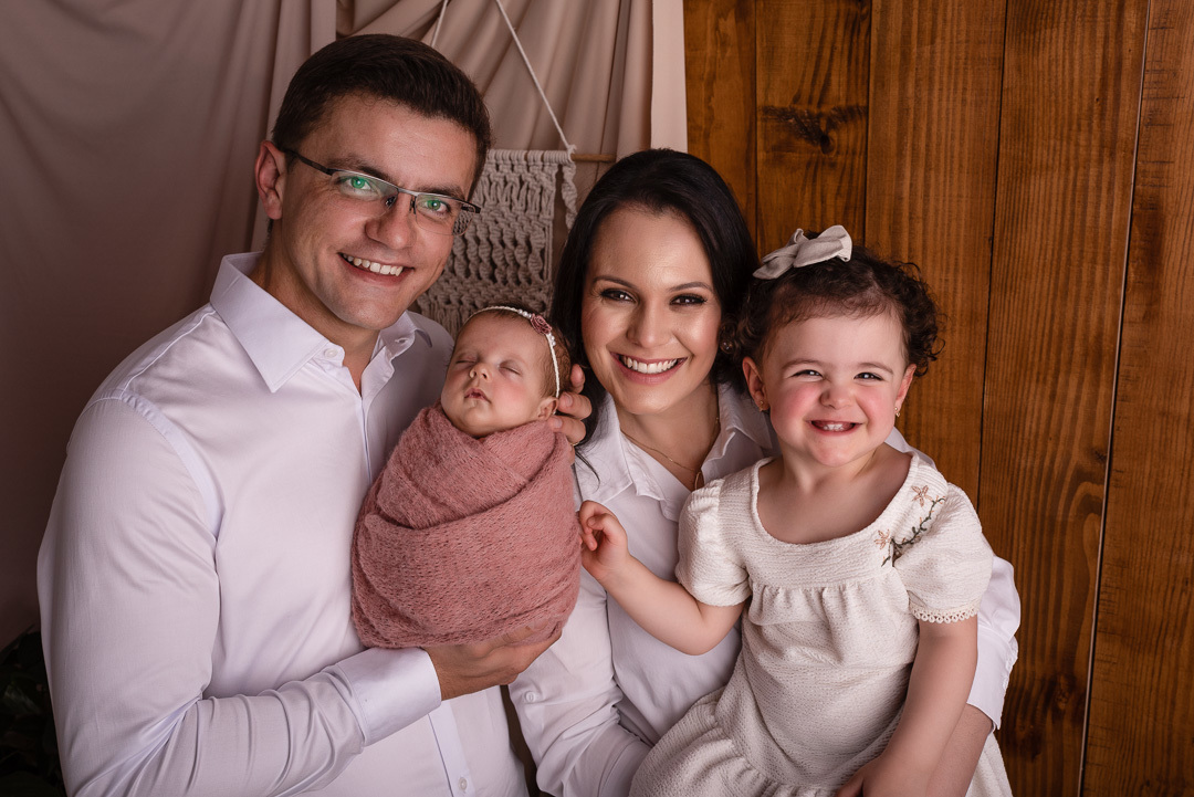 Ensaio Newborn - Ponta Grossa - Isabela 96 dias de vida