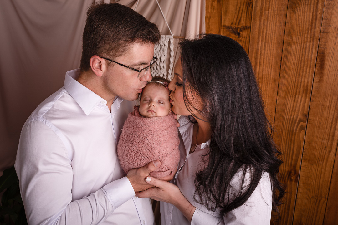 Ensaio Newborn - Ponta Grossa - Isabela 96 dias de vida