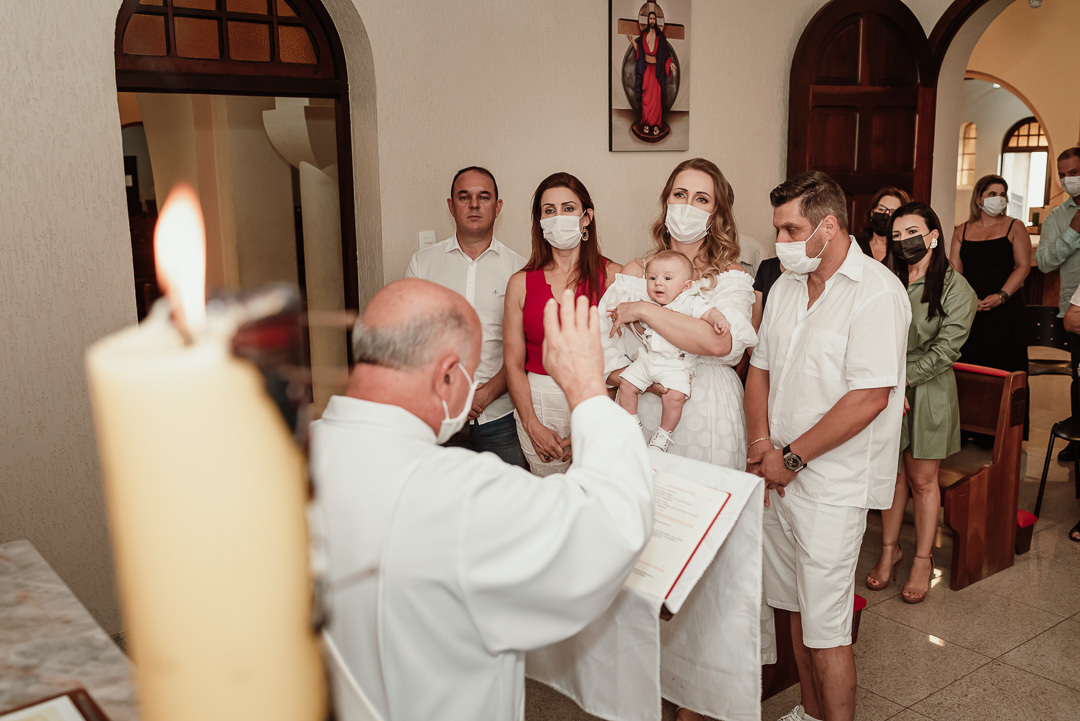 Batizado do Enzo - Paróquia São José em Ponta Grossa/PR 
