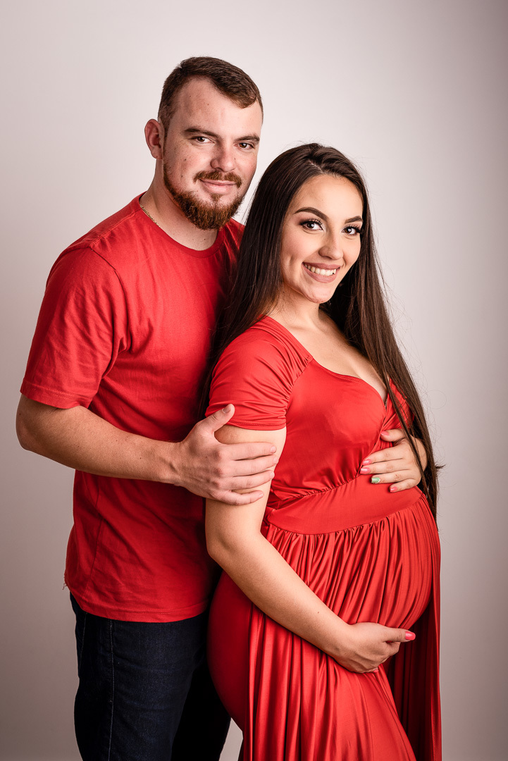 Ensaio Gestante em Estúdio - Ponta Grossa - Gabrielle 32 semanas - A doce espera da Ana Júlia