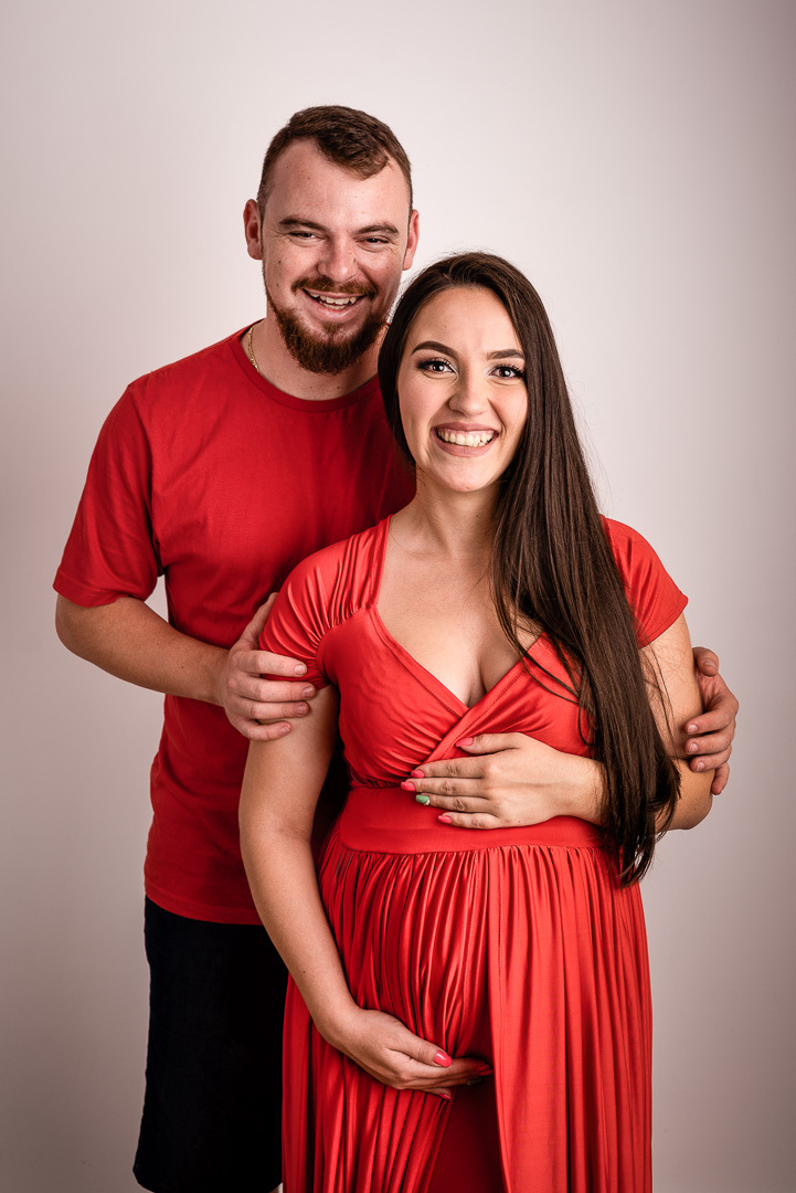 Ensaio Gestante em Estúdio - Ponta Grossa - Gabrielle 32 semanas - A doce espera da Ana Júlia