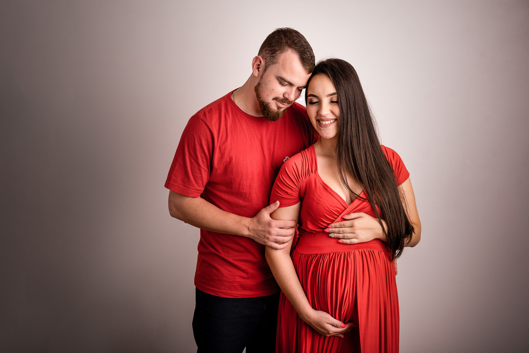 Ensaio Gestante em Estúdio - Ponta Grossa - Gabrielle 32 semanas - A doce espera da Ana Júlia