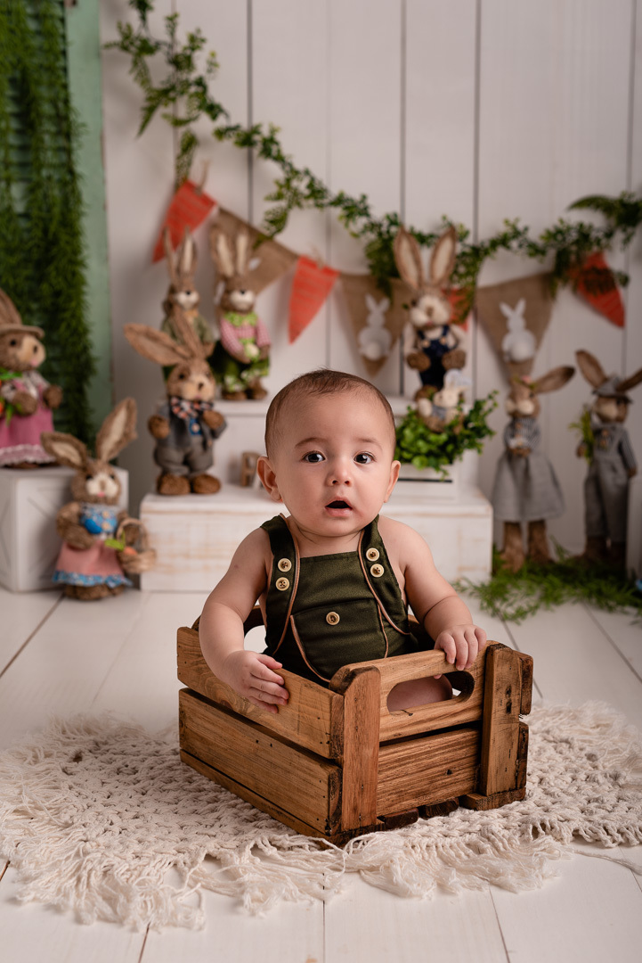 Calma tia Karol eu estou me ambientando...Matheus José - 6 meses - Acompanhamento Mensal - Ponta Grossa