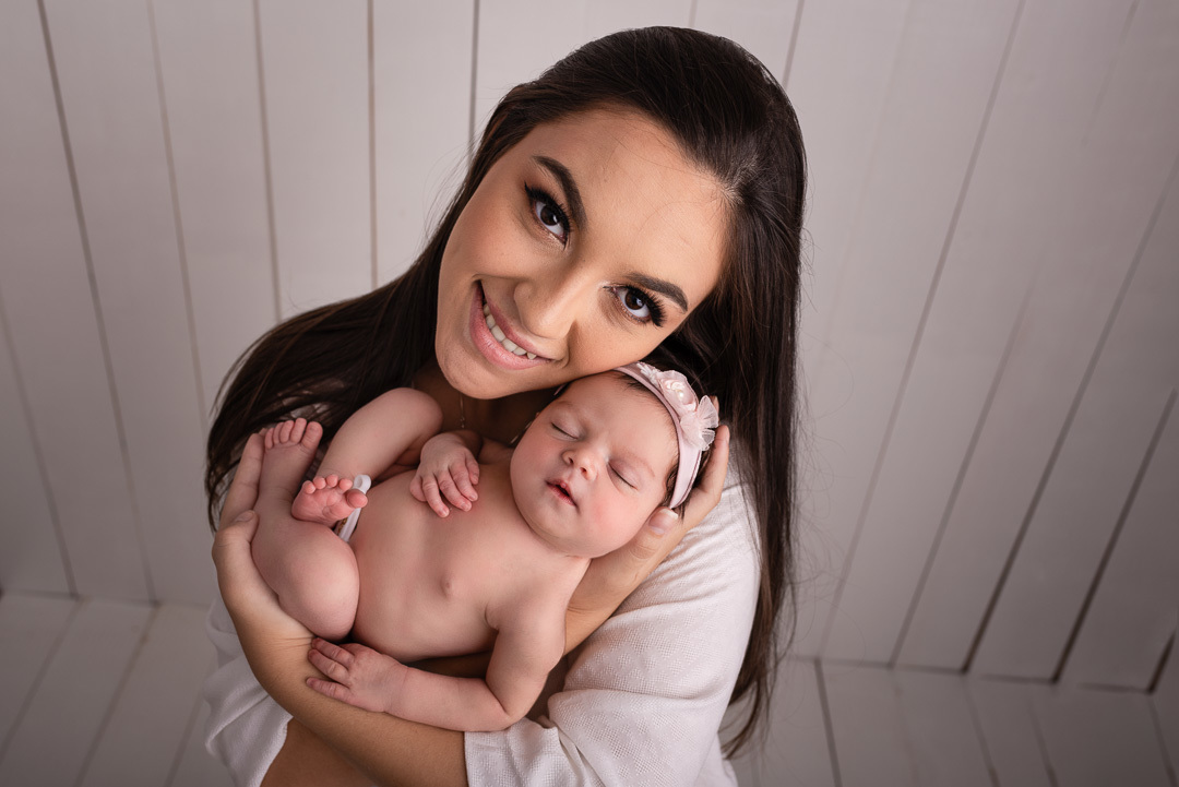 Colo de mãe: Ana Júlia 6 dias - Newborn - Ponta Grossa